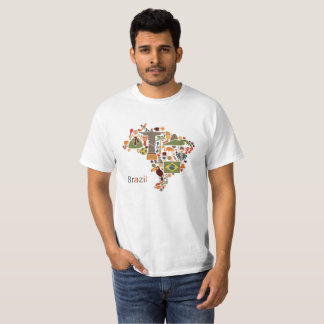 Brasilien-Staatssymbole-lustiges Shirt