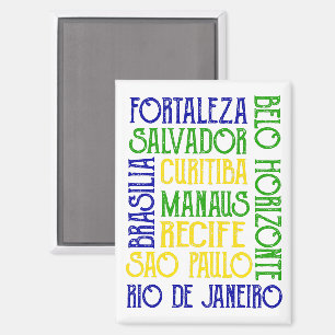 Brasilien Stadt nennt Rio de Janeiro Sao Paulo Magnet