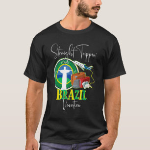 Brasilien Straight Trippin South America Group Mat T-Shirt