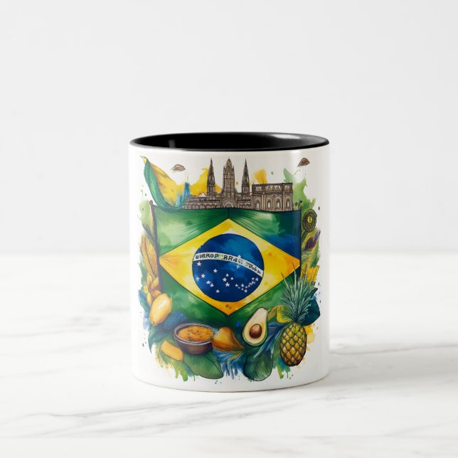 Brasilien Tasse des Kulturerbes - Kultursymbole un (Mittel)