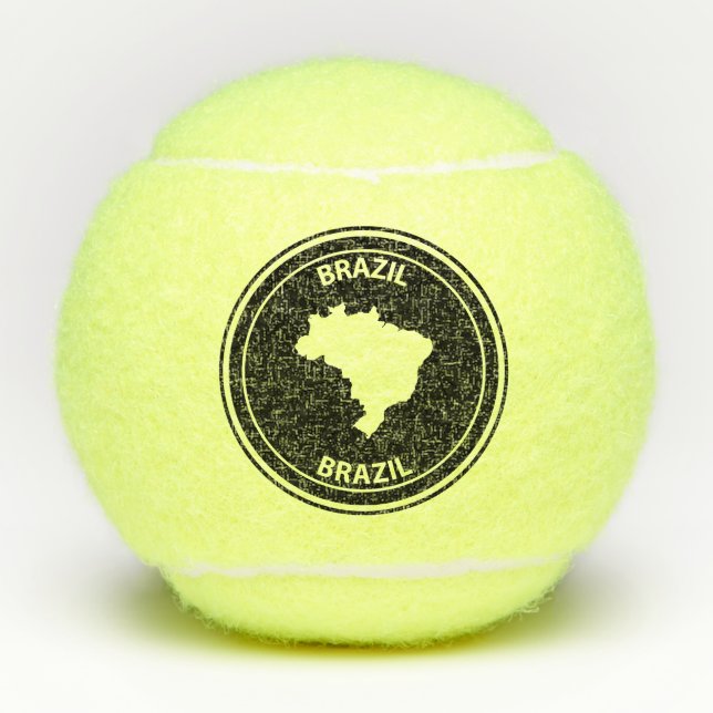 Brasilien Tennisbälle (Vorderseite)