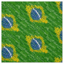 Brasilien-Text-Flagge