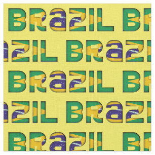 Brasilien-Typografie-Muster-brasilianische Stoff