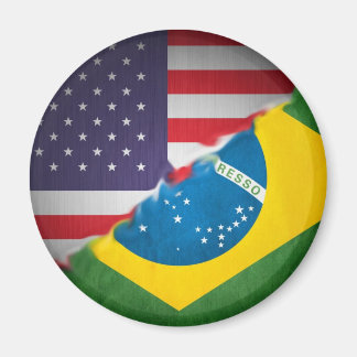 Brasilien und Amerika Magnet