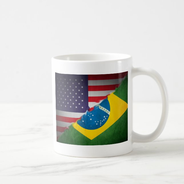 Brasilien und Amerika Tasse (Rechts)