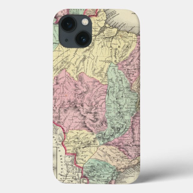 Brasilien und Guayana Case-Mate iPhone Hülle (Rückseite)