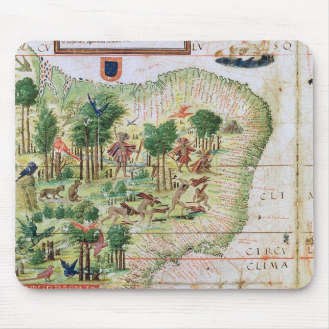 Brasilien von den 'Miller-Atlassen Mousepad (Vorne)
