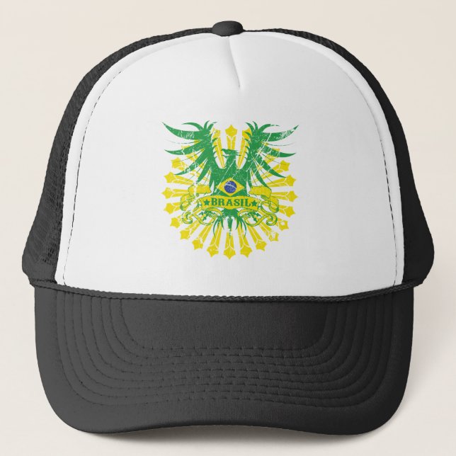 Brasilien Winged Hut Truckerkappe (Vorderseite)