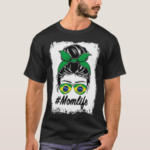 Brasilienflagge Brasilianische Mutter Chaotischer T-Shirt