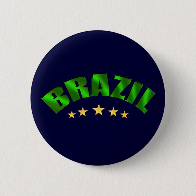 Brasilienfünf-sternewelt verficht button (Vorderseite)