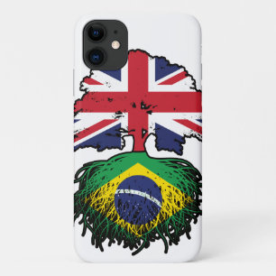 Brasiliens Flagge für britische britische Tree Roo Case-Mate iPhone Hülle