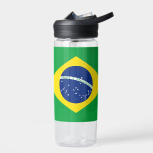 Brasiliens Flaggenpatriotischer brasilianischer Na Trinkflasche