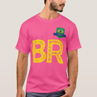 Brasiliens Schreiben B und R Brasilien S T-Shirt