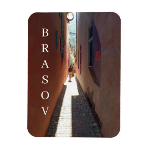 Brasov Rope Street View Kühlschrankmagnet Magnet