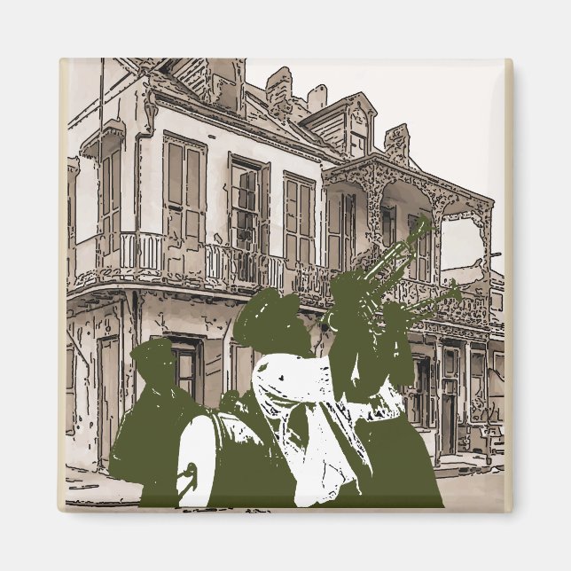 Brass Band auf Desire St Magnet (Vorne)