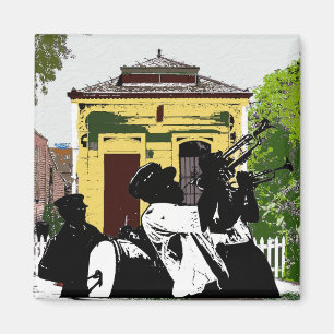 Brass Band im Shotgun House Magnet