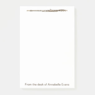 Brass Flute Post-it Klebezettel