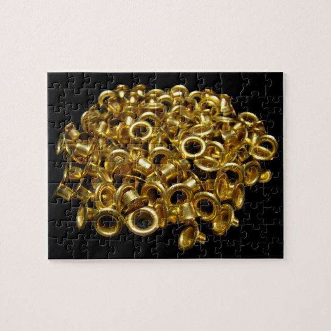 Brass Grommets Puzzle (Horizontal)
