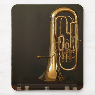 Brass Horn Mousepad