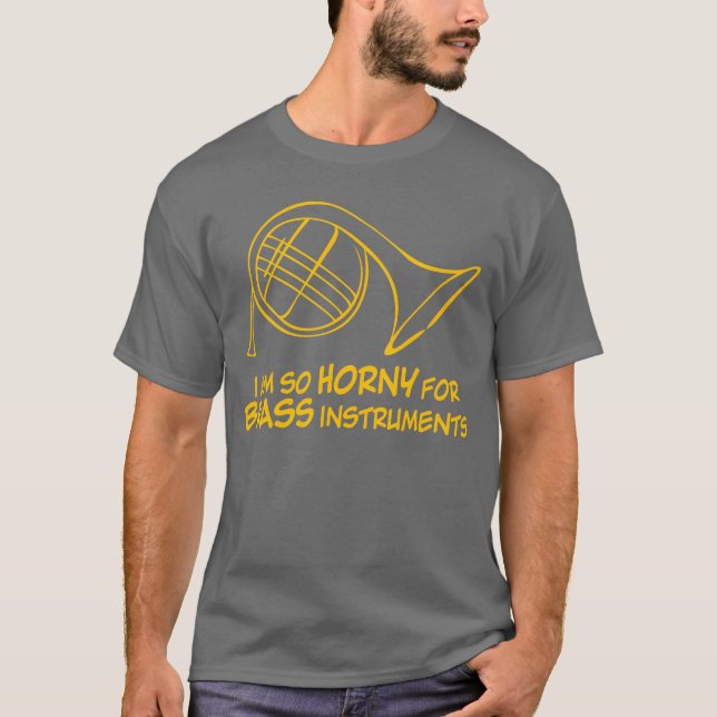 Brass Instrument French Horn Orchestra family T-Shirt (Vorderseite)