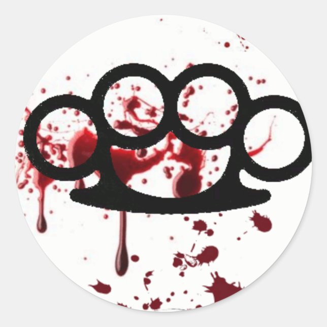 Brass Knuckle Stickers (Vorderseite)