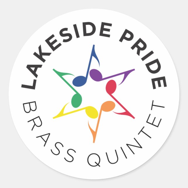 Brass Quintet Sticker (Vorderseite)