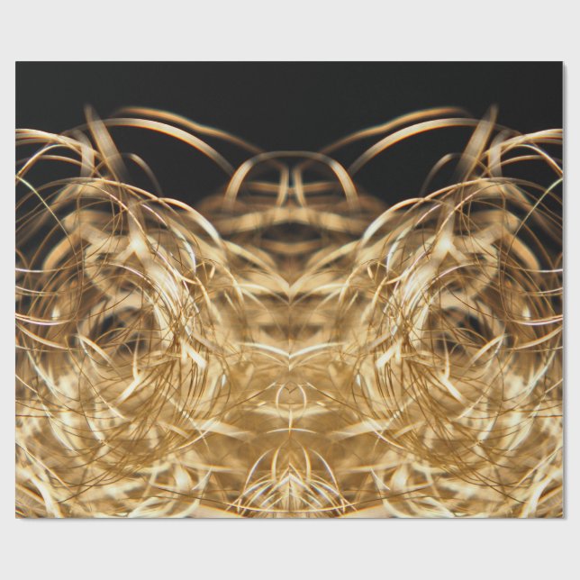 Brass Swarf Wrapping Paper Geschenkpapier (Flach)