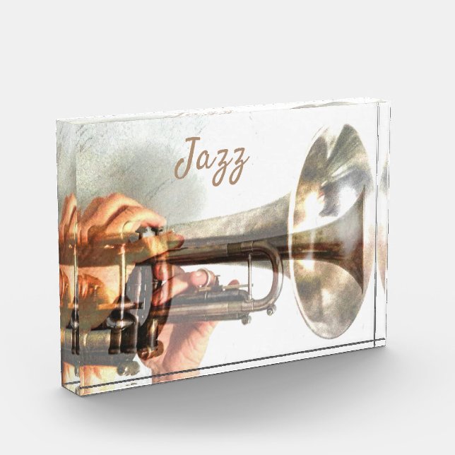 Brass Trumpet und Flugelhorn Fotoblock (Links)