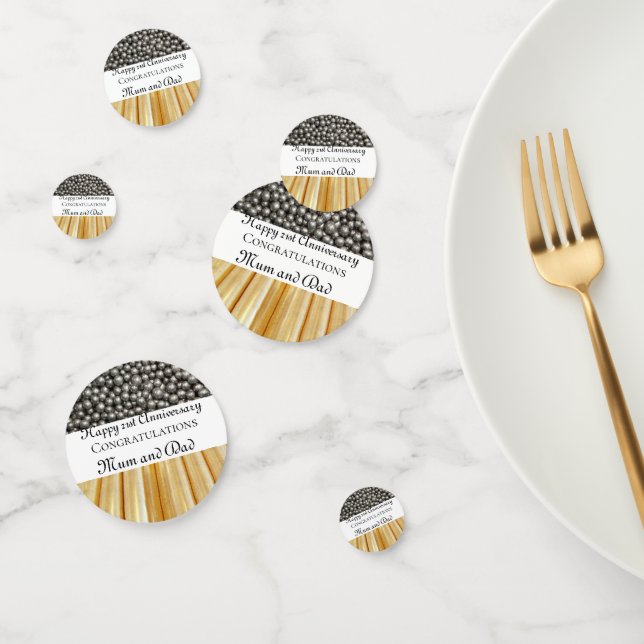 Brass und Nickel zum 21. Geburtstag Konfetti (Gruppe)