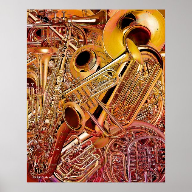 Brass Wall Poster (Vorne)