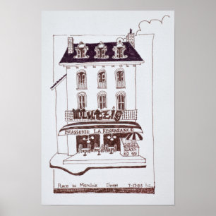 Brasserie La Renaissance   Place du Marche, Dinan Poster