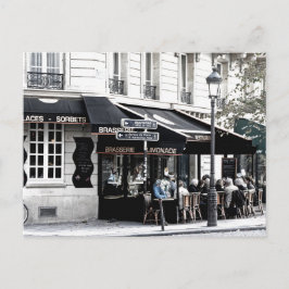 BRASSERIE STREET SHOP COFFEE SHOP POSTCROSSING POSTKARTE