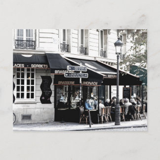 BRASSERIE STREET SHOP COFFEE SHOP POSTCROSSING POSTKARTE