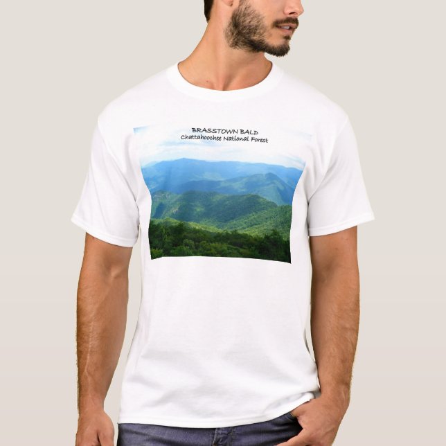 Brasstown kahl - Chattahoochee staatlicher Wald T-Shirt (Vorderseite)
