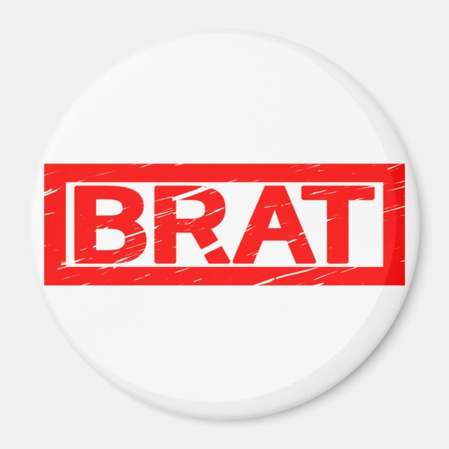 Brat-Briefmarke Magnet (Vorne)