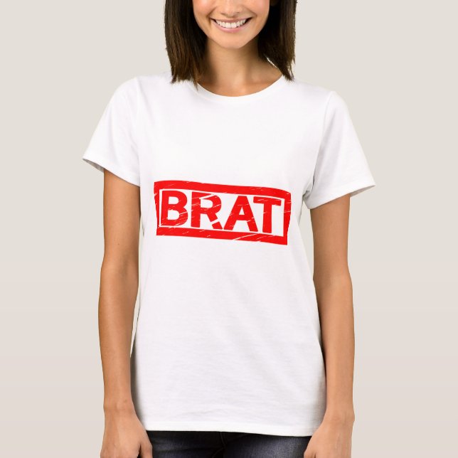 Brat-Briefmarke T-Shirt (Vorderseite)