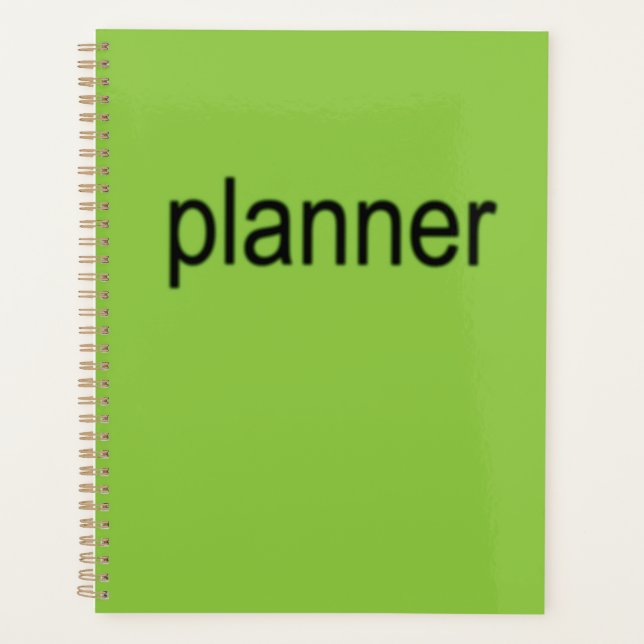 Brat Green Planner Planer (Vorderseite)