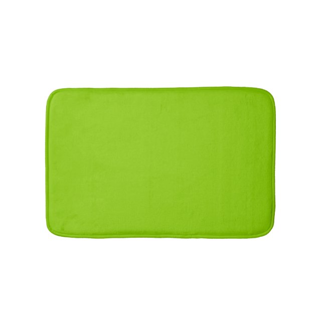 Brat Green Solid Color Badematte (Vorderseite)
