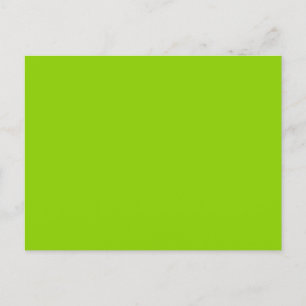 Brat Green Solid Color Postkarte