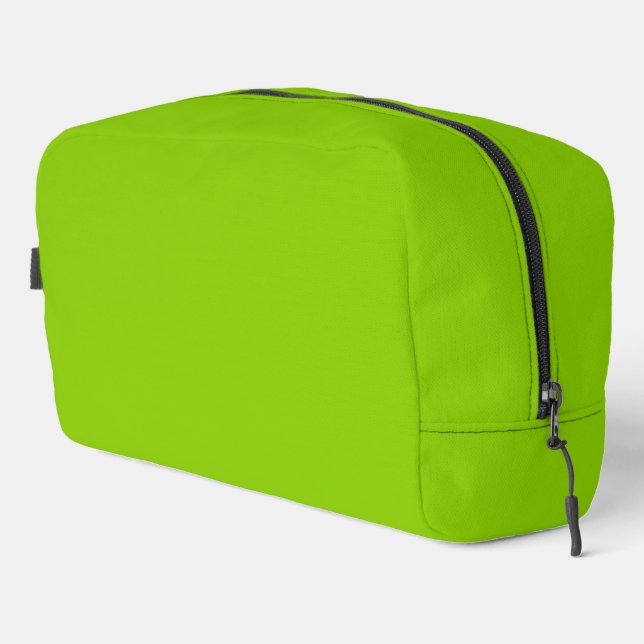 Brat Green Solid Color Waschbeutel (Rechte Ecke)