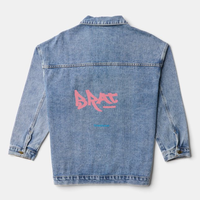Brat logo jeansjacke (Rückseite)