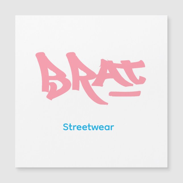 Brat logo magnetkarte (Vorderseite)