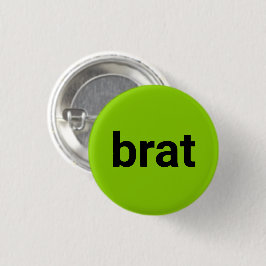 Brat Moderne Typografie schwarzen Kalkgrün cool Button