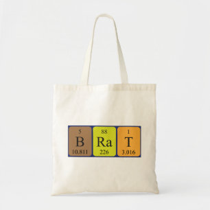 Brat Periodischer Tabellenname Tosack Tragetasche