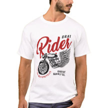 Brat Ride Custom Motorräder T - Shirt
