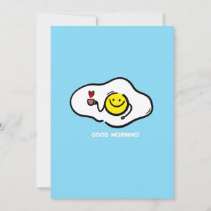 Brateier am guten Morgen Einladung