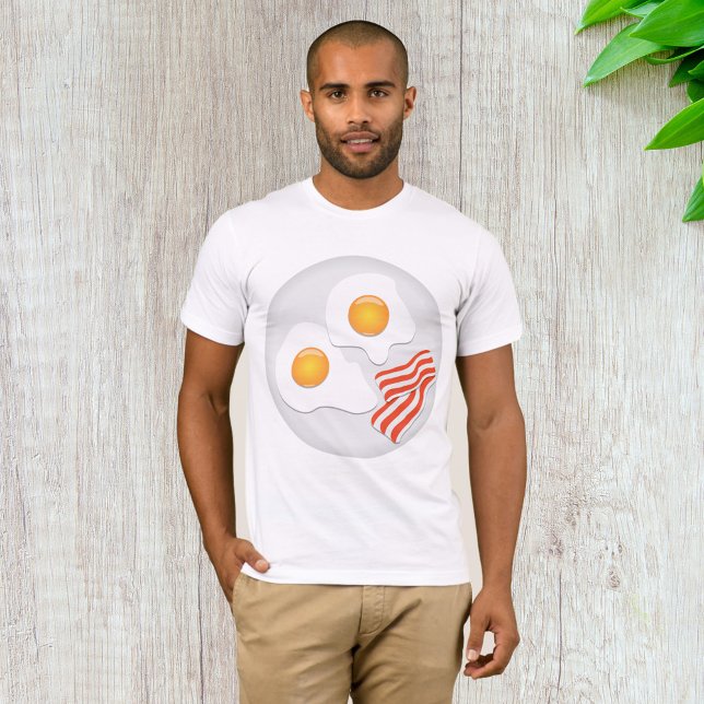 Brateier und Bacon Breakfast Mens T - Shirt (Von Creator hochgeladen)