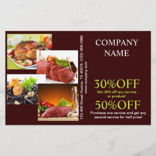 Brathahn, privater Koch, Catering Flyer
