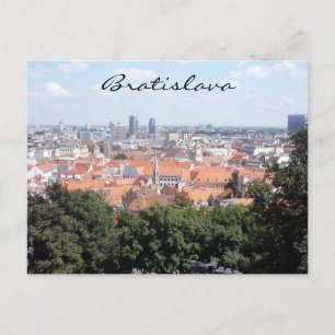 Bratilava Stadt grün Postkarte