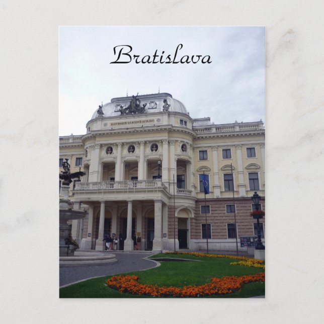 Bratilava-Theater Postkarte (Vorderseite)